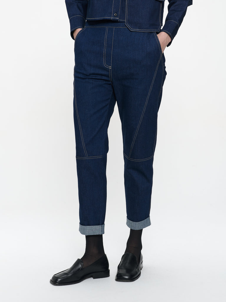 Anda denim pants | Blue denim
