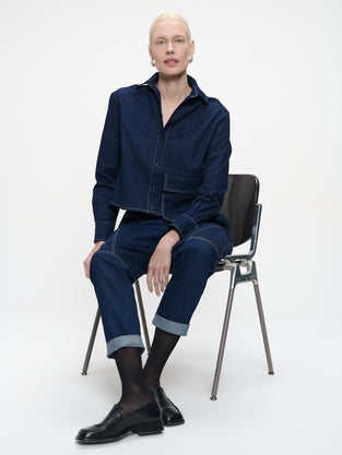 Anda denim pants | Blue denim