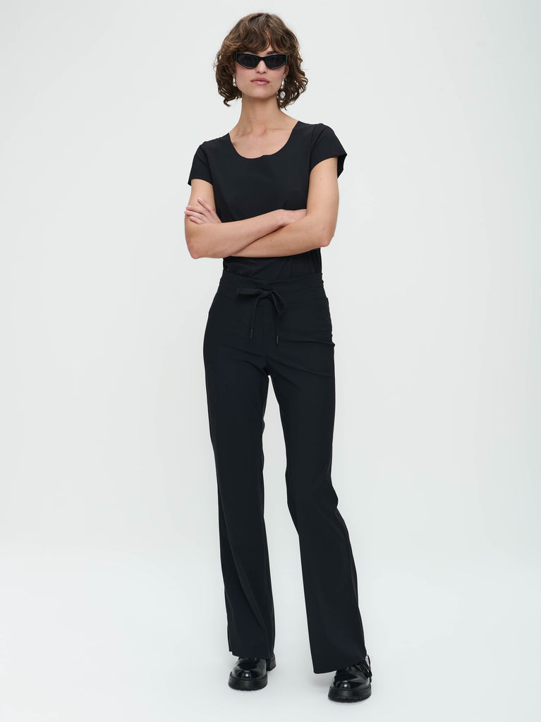 T shirt Sara Easy Wear Technical Jersey | Black
