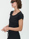 T shirt Sara Easy Wear Technical Jersey | Black