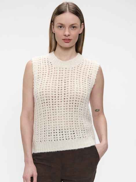 Shiny Vest 1008 | Off White