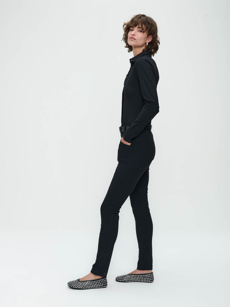 Jumpsuit Diana Easy Wear Technical Jersey | Black