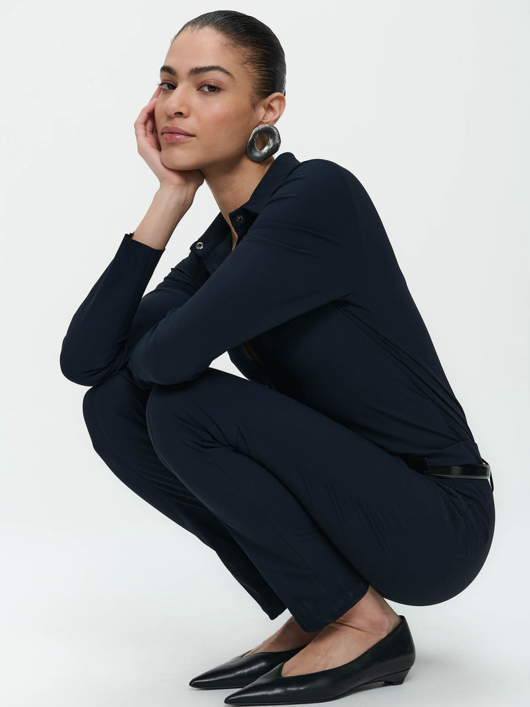 Jumpsuit Diana Easy Wear Technical Jersey | Blue