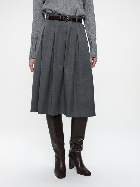 Timy viscose skirt | Dark Grey