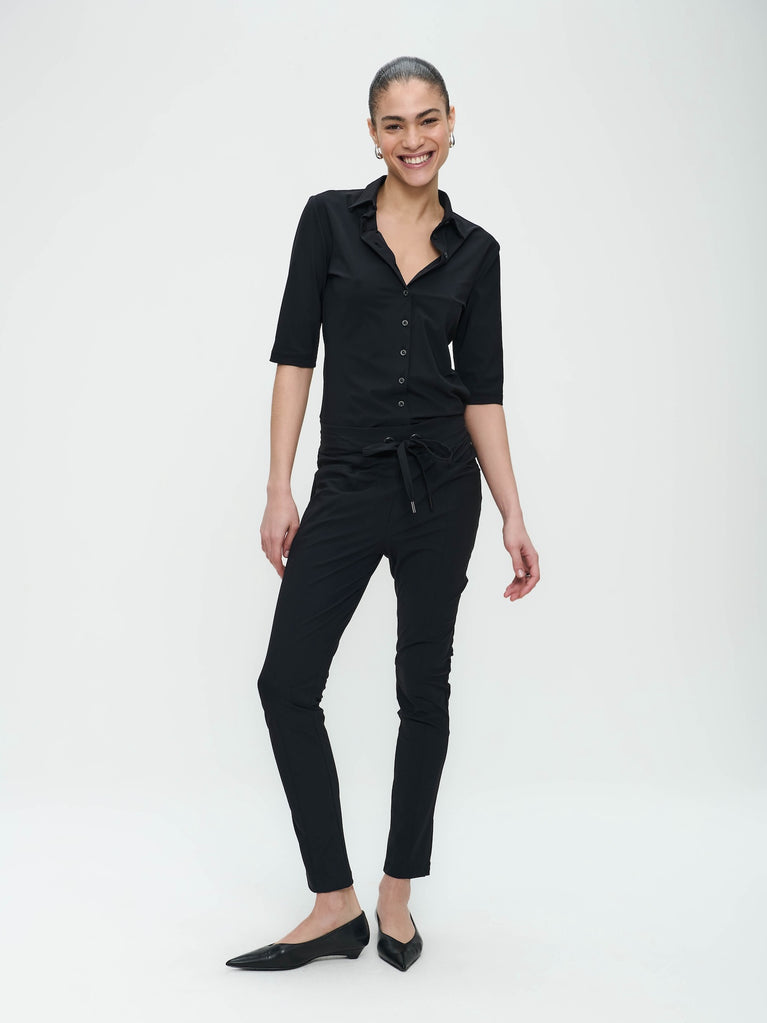 Blouse Betty Easy Wear Technical Jersey | Black