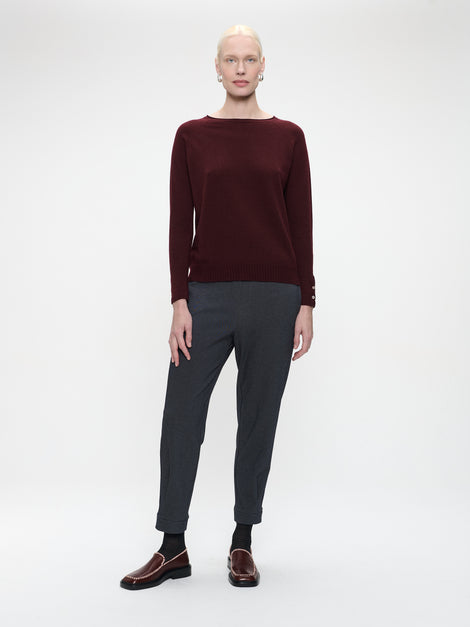 Pullover Cashmere blend 2480 | Bordo