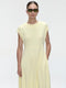 Melva dress technical jersey | Yellow