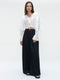 Saby ruffled viscose blouse | White