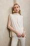 Dolche Vitas WS stretch tech jersey top | Light Sand