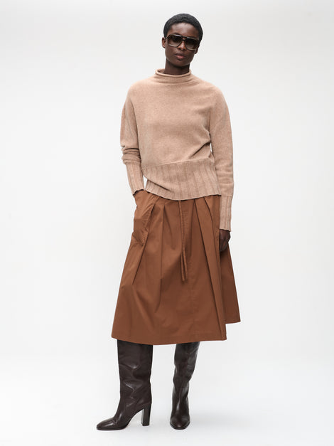 Pullover viscose NB2275 | Beige Melange