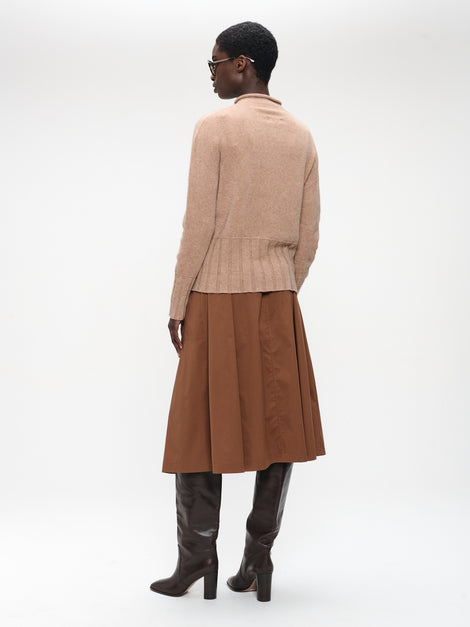 Pullover viscose NB2275 | Beige Melange