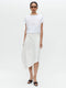 Cotton skirt T758 | White