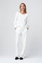 Adelia blouse soft Punto Milano jersey | Panna