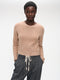 Pullover seamless viscose NB2167 | Beige Melange