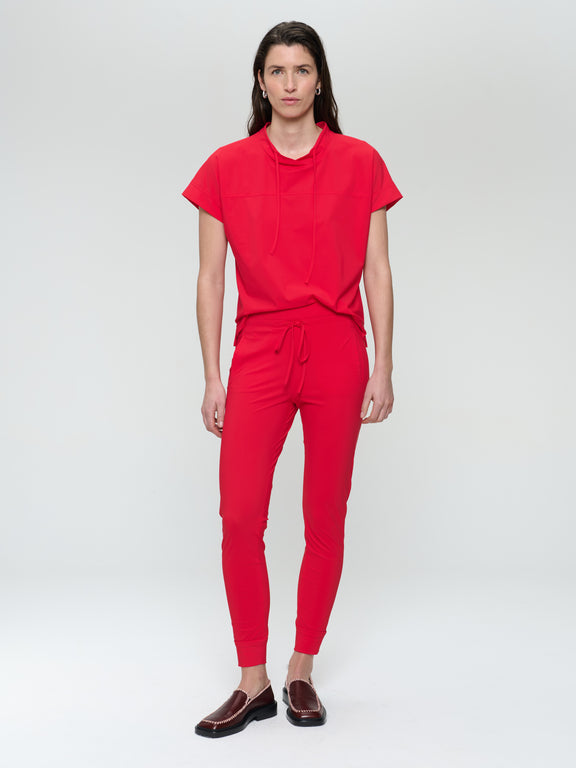 John stretch technical jersey pants | Red