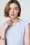 Ricarda structure tech jersey dress | Light Blue