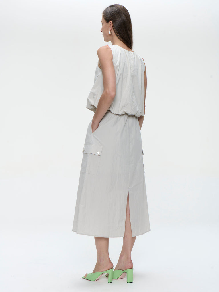 Nori cotton top | Light Grey