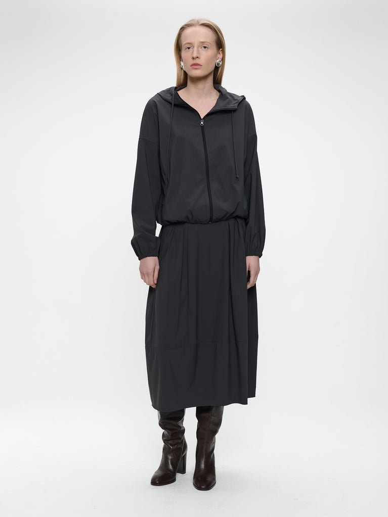 Heide skirt technical jersey | Grey