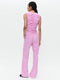 Carola structure technical jersey pants | Pink