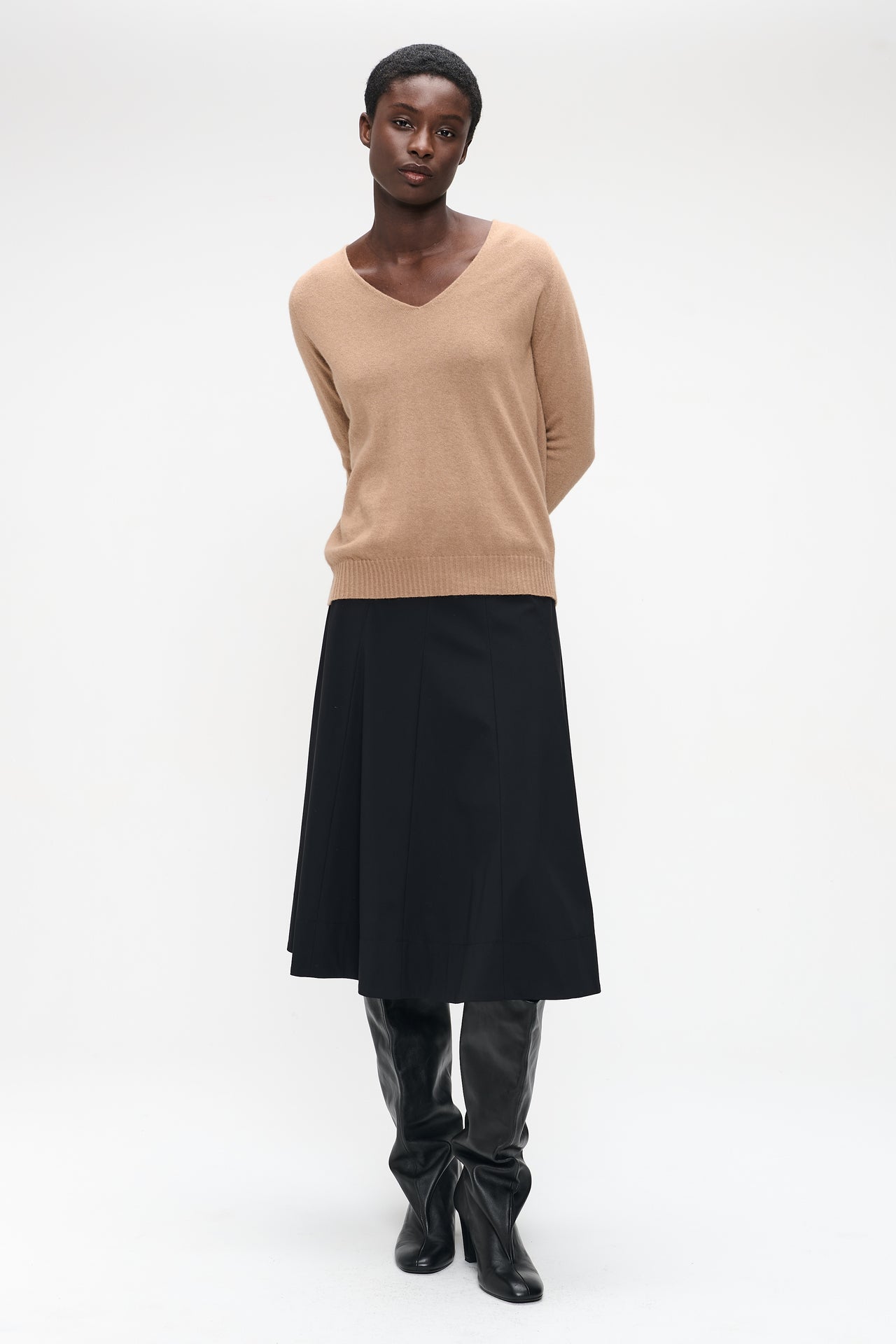 Mishele heavy tech jersey skirt Mishele heavy tech jersey skirt | Black
