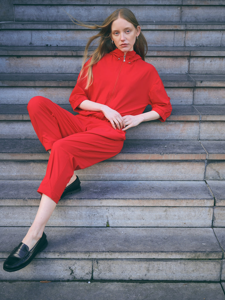 Rosemarie pants technical jersey | Red