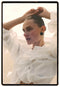 Saby ruffled viscose blouse | White