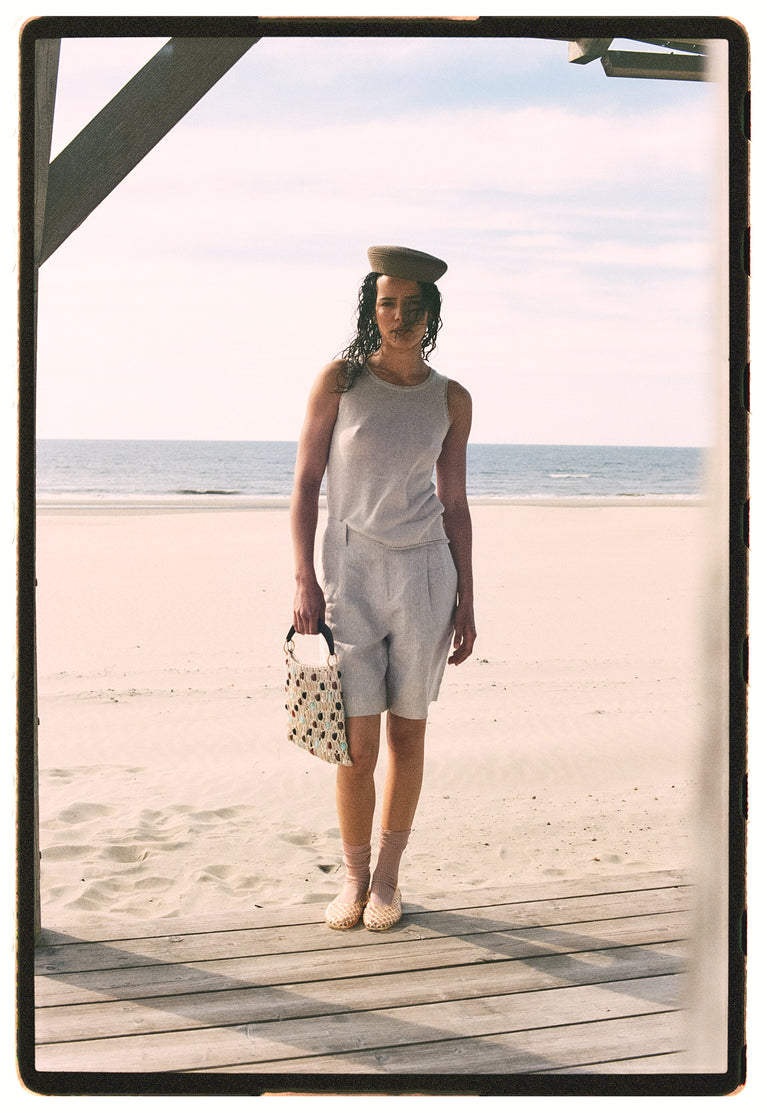 Light viscose top 2000 | Ecru