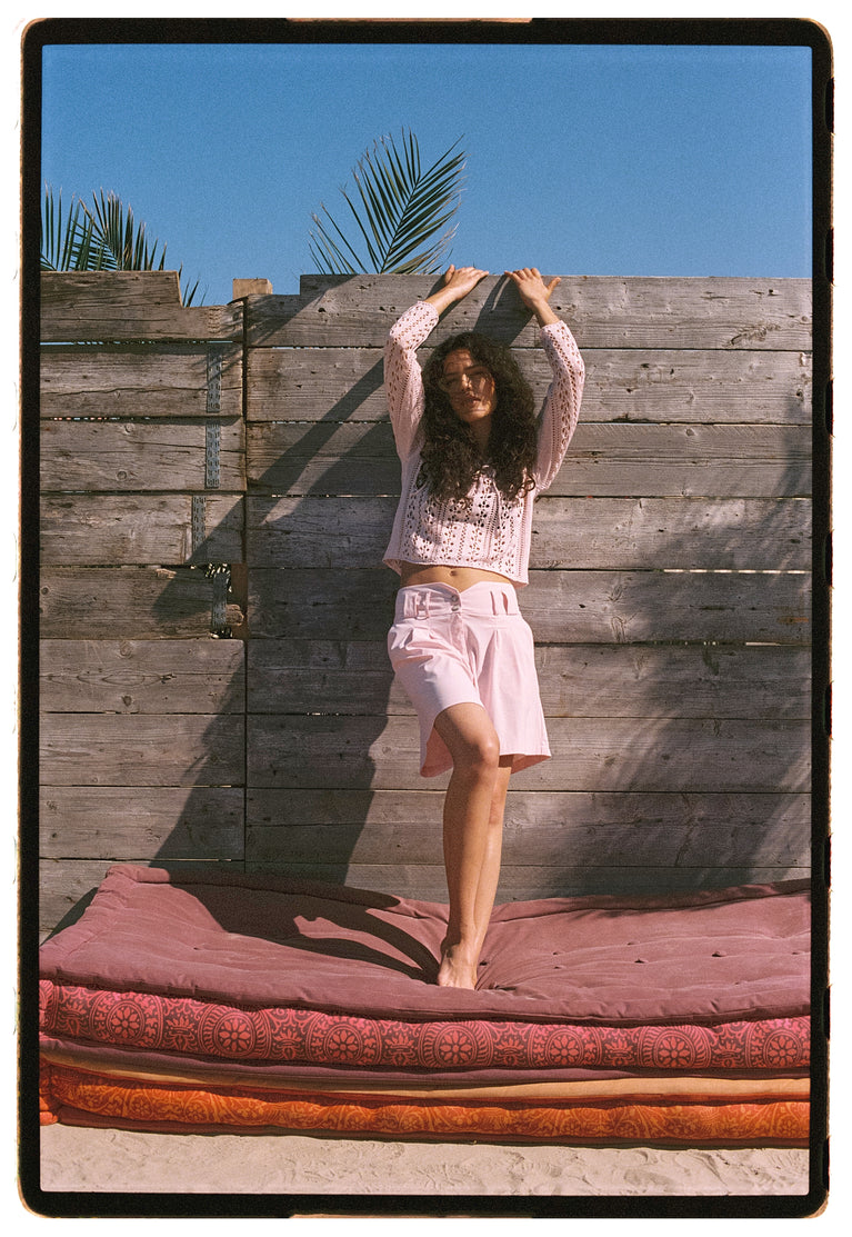 Yana shorts technical jersey | Pink