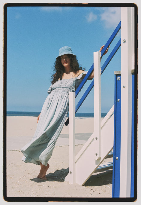 Yoko summer dress | Light Grey