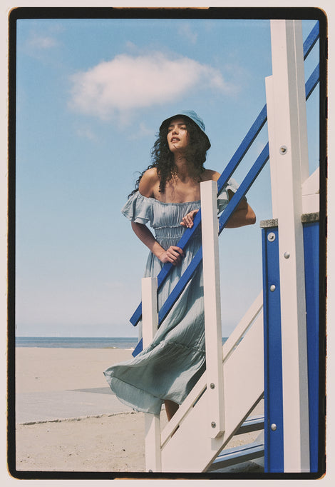 Yoko summer dress | Light Grey