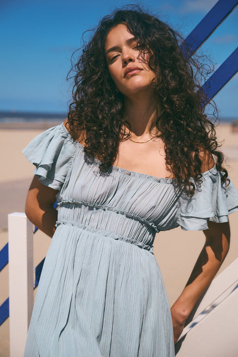 Yoko summer dress | Light Grey
