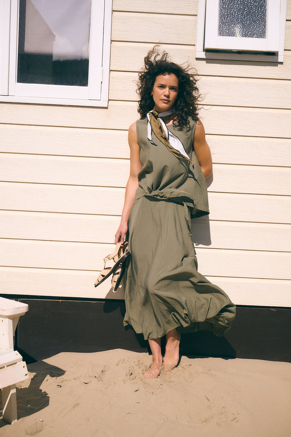 Skirt Viscose 11991 | Salvia