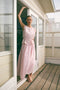 Masako viscose mix top | Pink