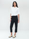 Gia stretch viscose top | Off White