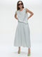 Masako viscose mix top | Grey