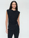 Nelly stretch technical jersey top | Black
