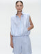Rin linnen vest | Light blue