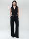 Antiny stretch technical jersey pants | Black