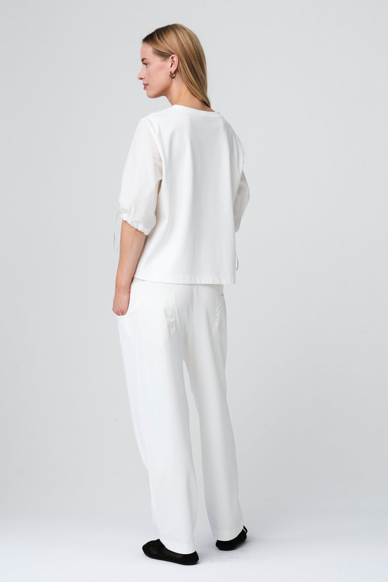 Jordi pants soft Punto Milano jersey | Off White