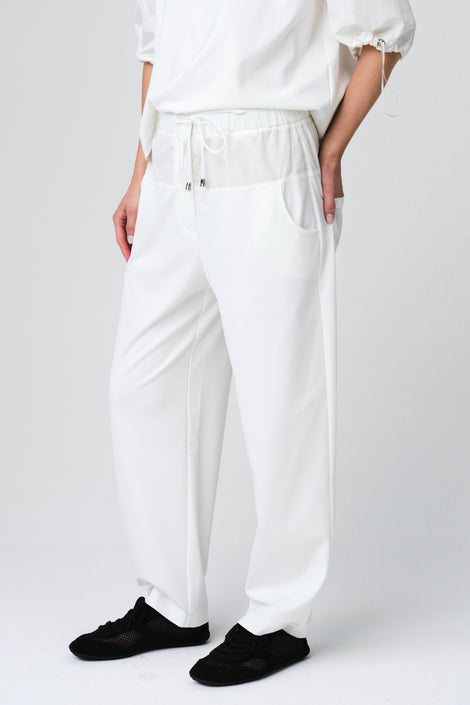 Jordi pants soft Punto Milano jersey | Off White