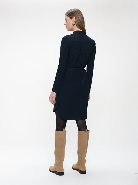 Gerrie dress technical jersey | Blue