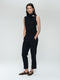 Lori stretch technical jersey pants | Black
