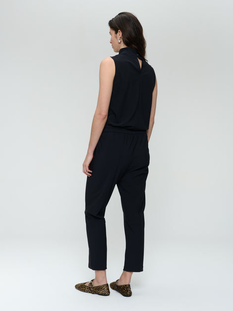 Lori stretch technical jersey pants | Black