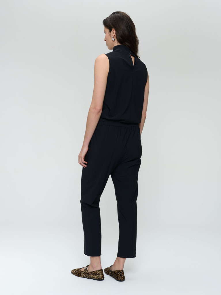 Lori stretch technical jersey pants | Black