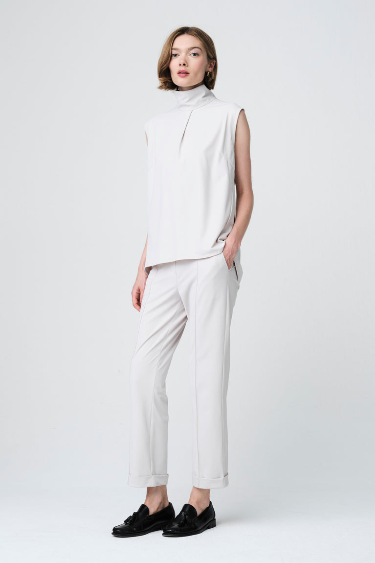 Dolche Vitas WS stretch tech jersey top | Sand