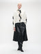 Nitty eco leather skirt | Black