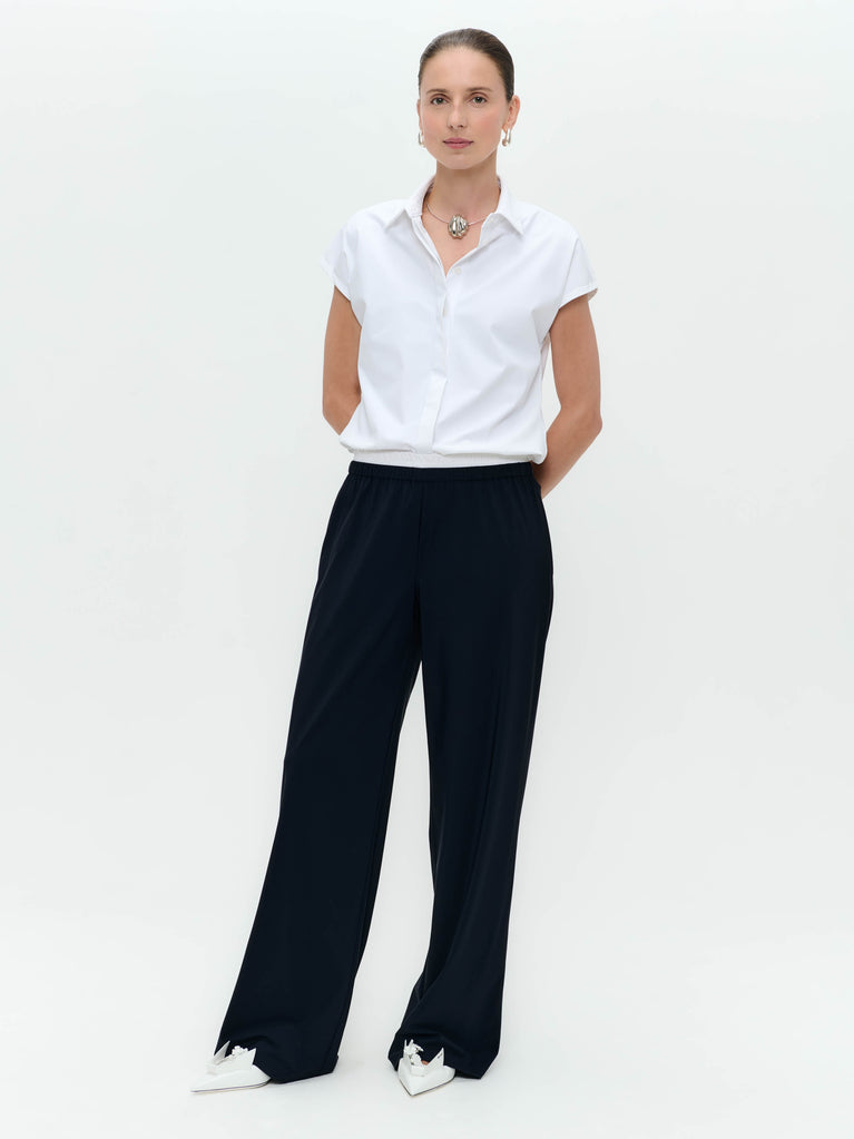 Wilma blouse technical jersey | White