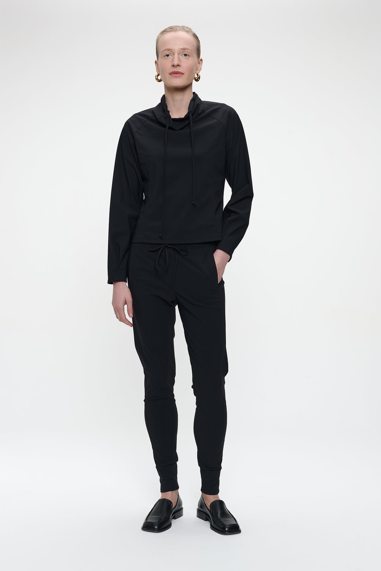 John strech technical jersey pants John strech technical jersey pants | Black