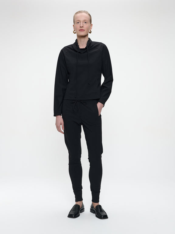 John stretch technical jersey pants | Black