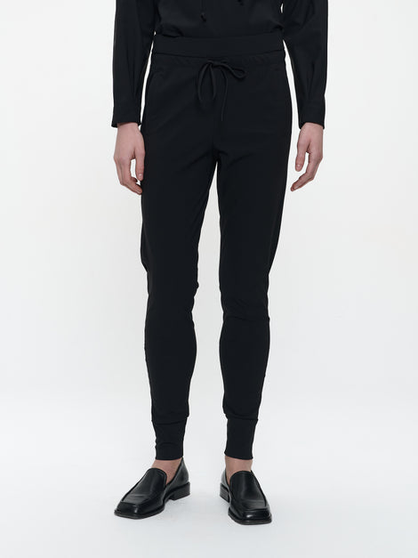 John stretch technical jersey pants | Black